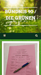 Mobile Screenshot of gruene-hofheim.de